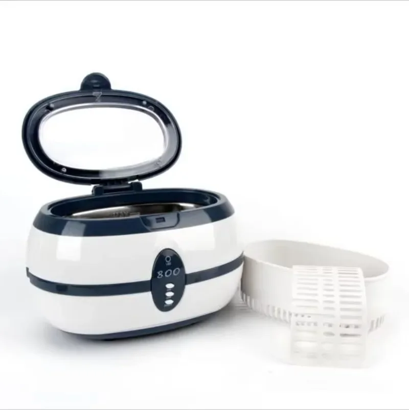 600ml 35W Stainless Steel Professional Digital D ental Ultrasonic Cleaner VGT-800 for Cleaning Eyeglasses Jewelry Watches