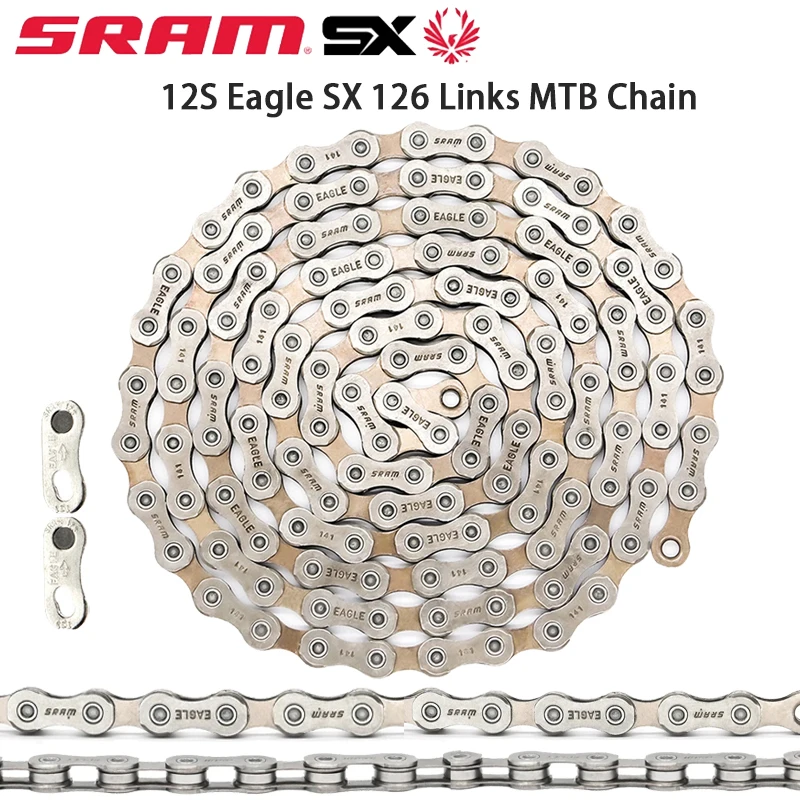 SRAM SX Eagle 12V Bike Chain 126 Links Power Lock Quick Link 12 Speed MTB Bike Chain Original Cycling Bicycle Parts