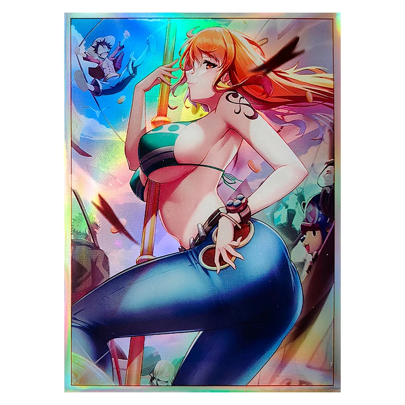 60PCS 67*92mm Beautiful Girl Card Cover Prinz Eugen Taiho Yamato Nami Anime Game Collection Card Set Children's holiday gifts