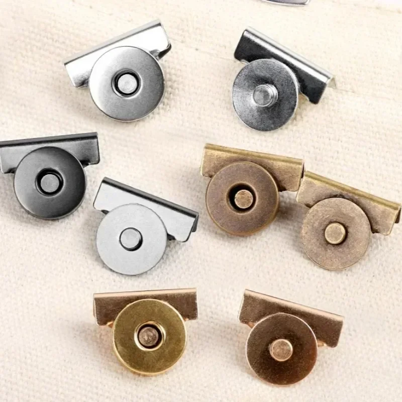 DIY حقيبة مشبك مغناطيسي حقيبة يد متعدد الألوان التماس الحرة السلس المشبك الملابس زر معدني مغناطيس قوي أبازيم حقيبة الملحقات #6