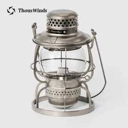 ThousWinds Railroad Camping Lantern Outdoor Lights Emotion Vintage Oil Lamp for Travel Picnic Lighting Camping Supplies
