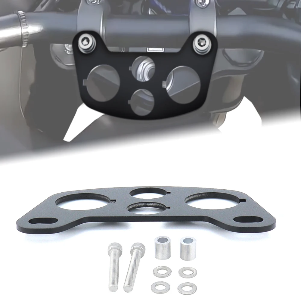 

Motorcycle Accessories Black Aluminum Dash Bare Panel Cover Protector NT1100 NT 1100 DCT 2022 2023 2024 2025 2026 For Honda