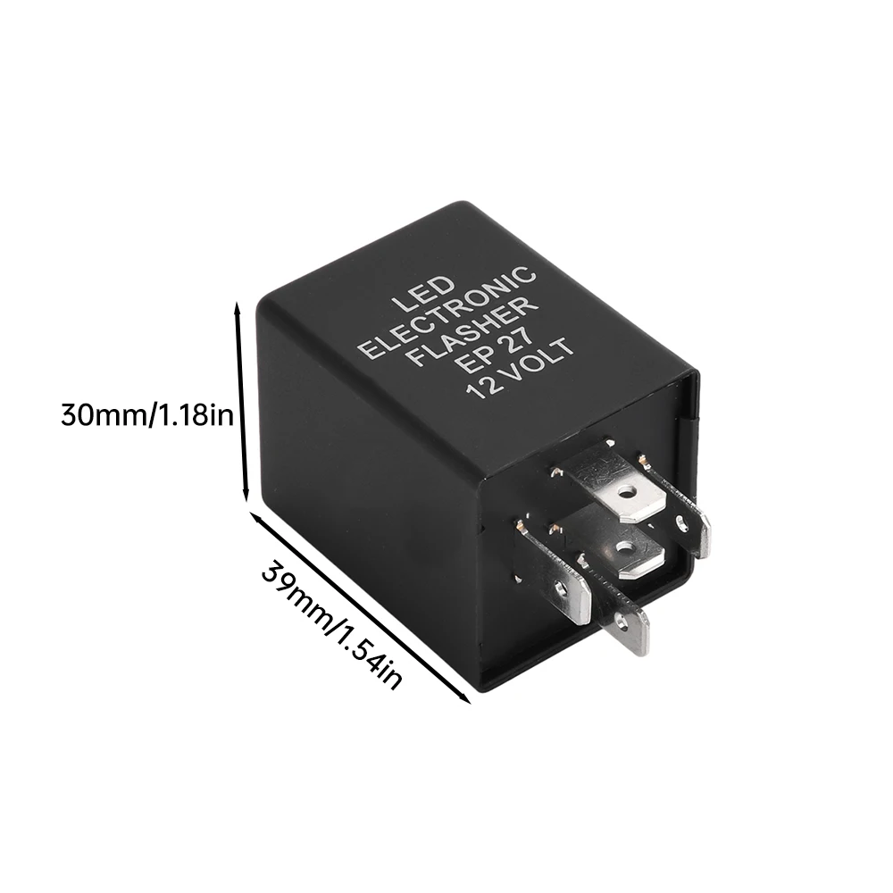 5-pin LED Electronic Flasher Relay 12V EP27 Five-legged Car Steering Double  LED Light Relay Power Supply