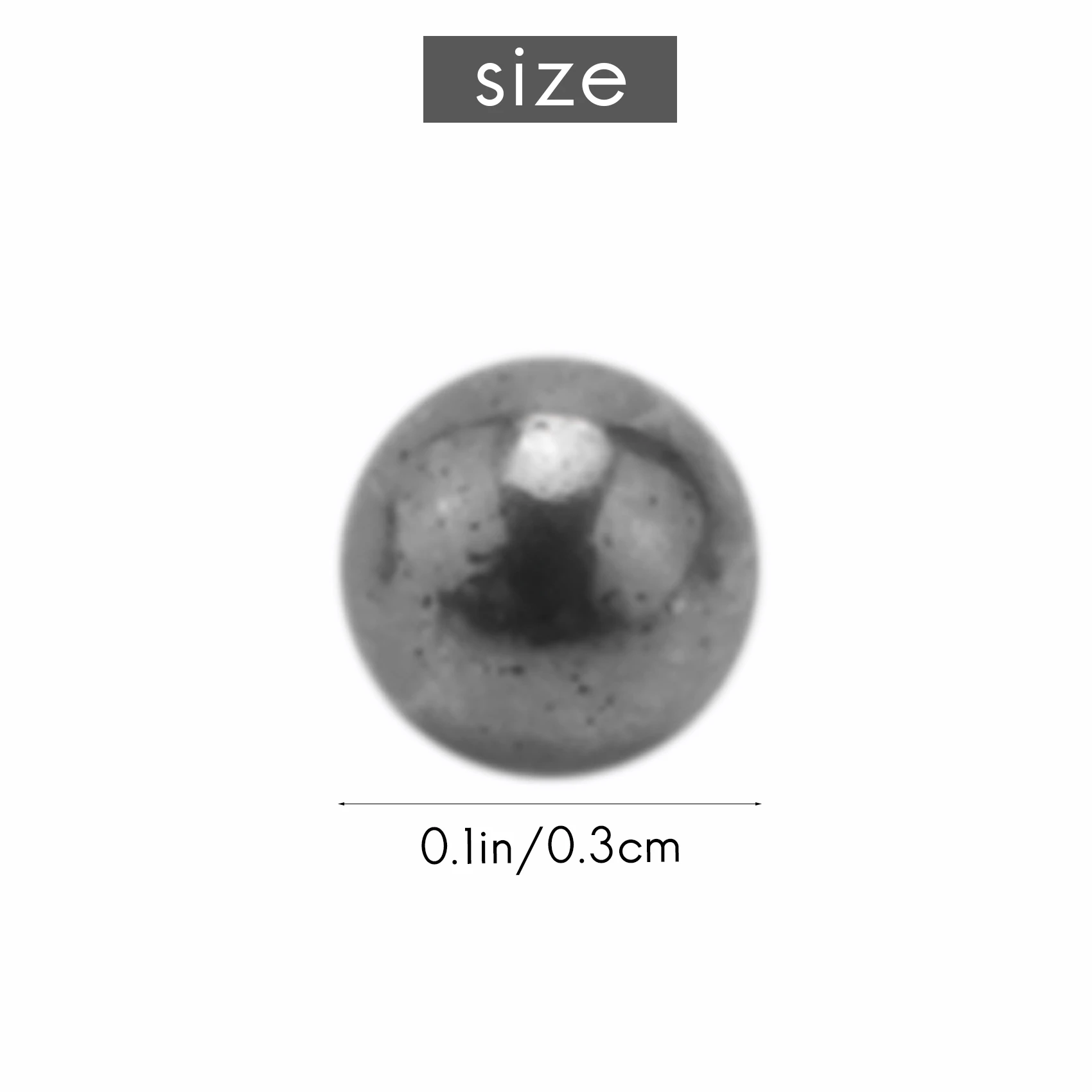 자전거 베어링 볼 스페어 스틸, 직경 3mm, 100 개