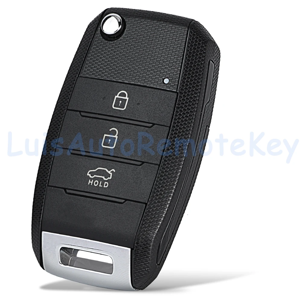 3 Buttons Upgraded Flip Remote Car Key Fob 433MHz 4D60 Chip Replacement for KIA Sportage 2016 2017 2018 P/N: 95430-D9200 4