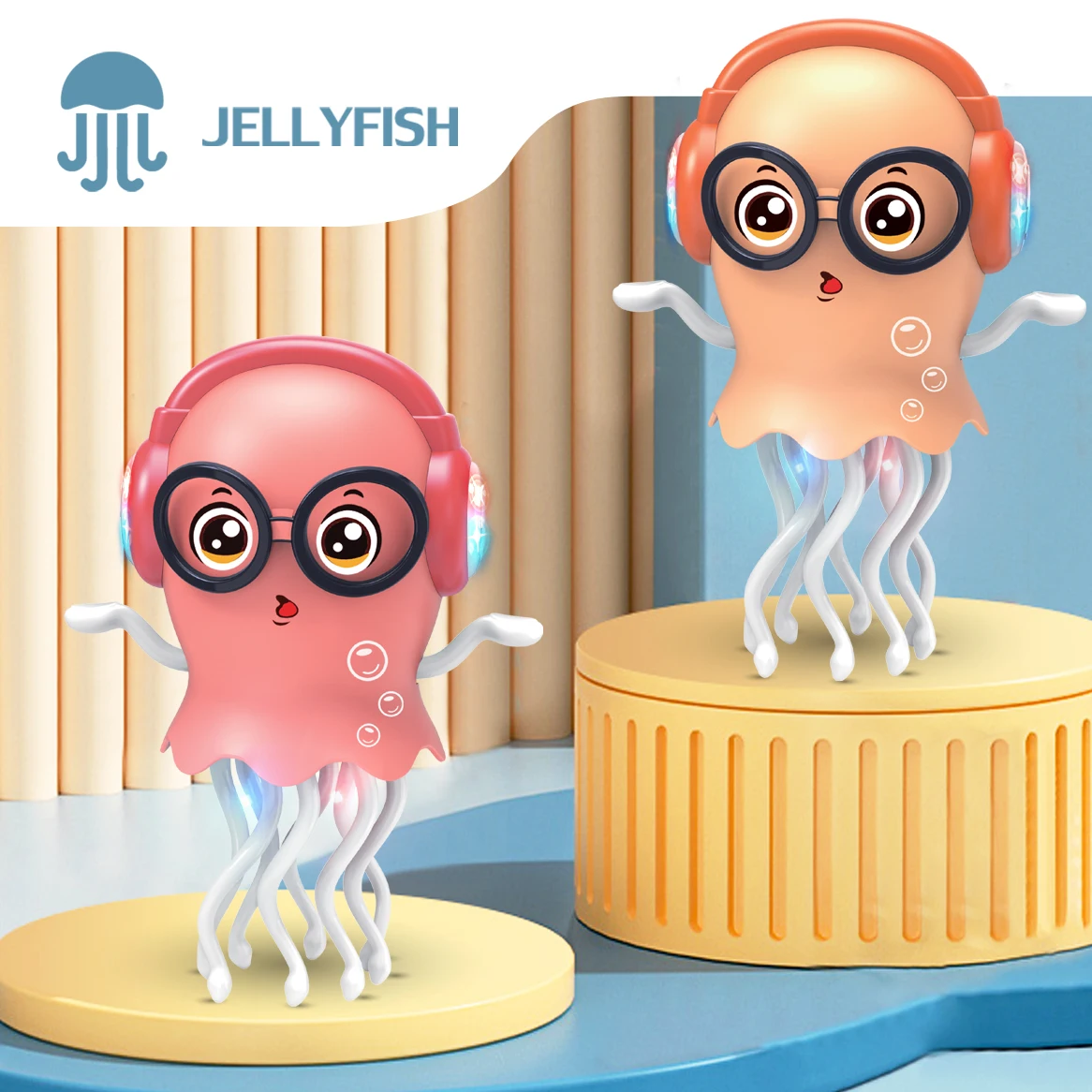 Brinquedo Eletrônico Polvo Dançante para Crianças, Interativo, Desenvolvimento Educacional, Presente Criativo de Aniversário