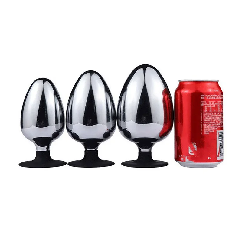 Large Massive Metal Anal Plug Personal Massager for Unisex Provide a Full Feeling Designed for Experienced or Intermediate Playe view 2