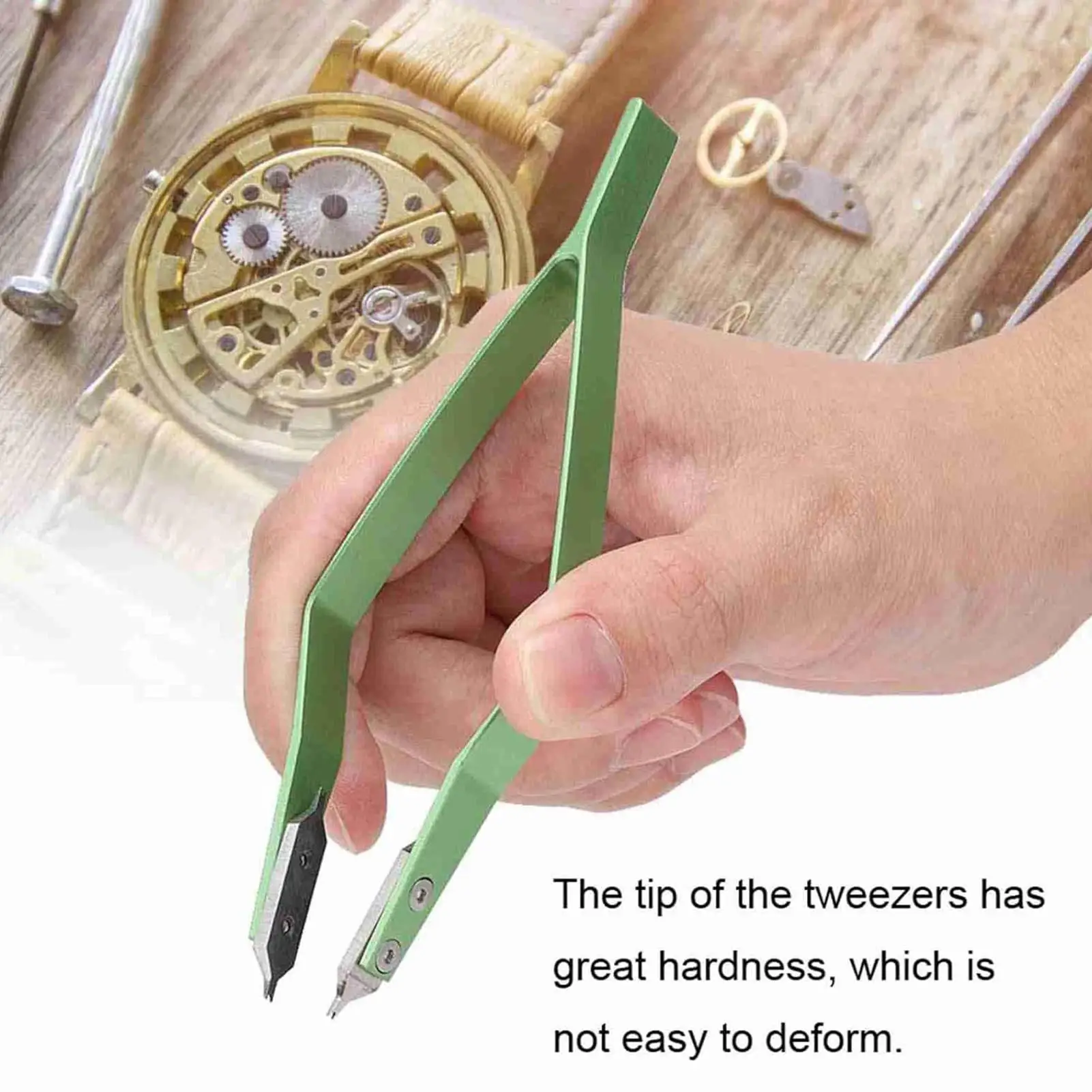 Watch Spring Bar Tool V Shaped Watchmaking Parts Fixing Tweezers Watch Caseback Dismantling Tools For Grandfather Beginner Home