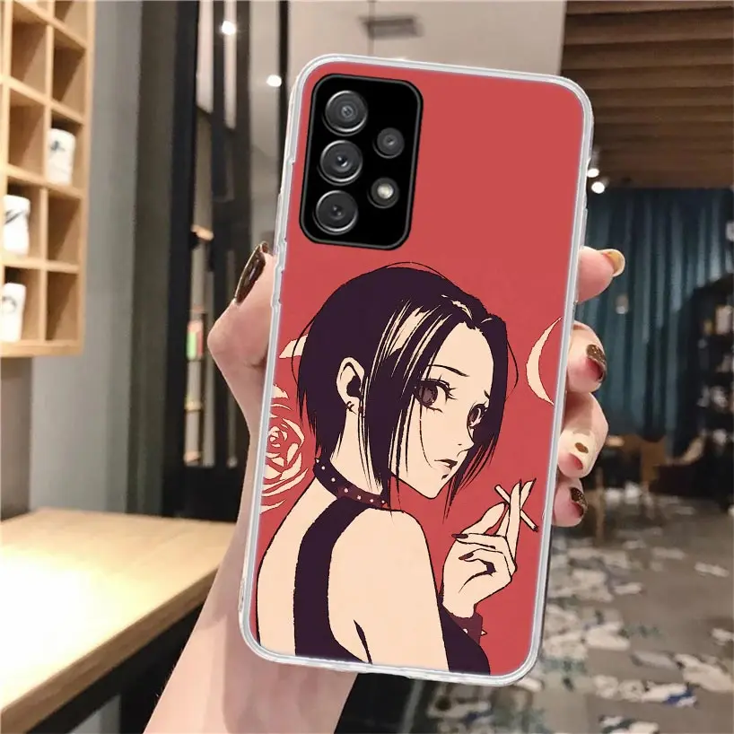 NaNa Osaki Anime Soft Phone Case For Samsung Galaxy A14 A13 A12 A15 A54 A53 A52 A55 A34 A33 A32 A35 A24 A23 A22 A25 A04S A03S Ca