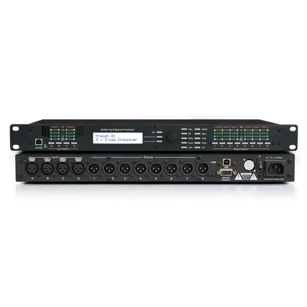 

Hot Selling Professional Stage Reverberation Equalizer Speaker Processor Digital Audio Processor