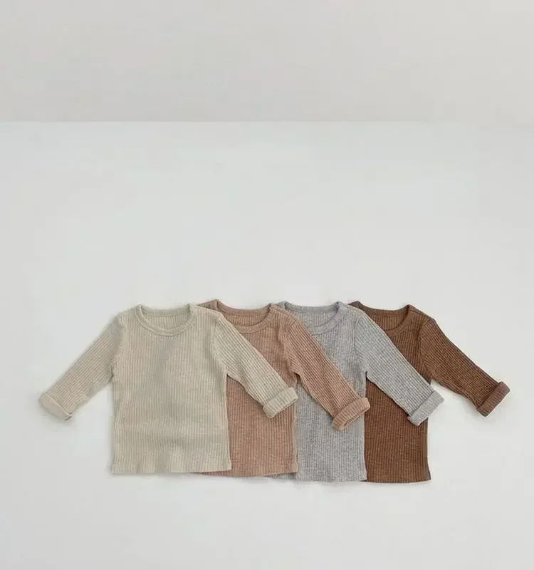 Herbst Winter Brach Thermo-unterwäsche Anzug Baby Kleidung Sets Jungen Mädchen Pyjama Sets Baby Warme Nachtwäsche Kinder Kleidung – Detail 5