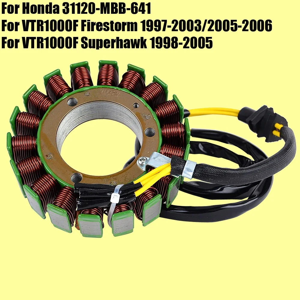 

For Honda VTR1000F Firestorm Superhawk 31120-MBB-641 VTR 1000 F VTR 1000F Stator Coil