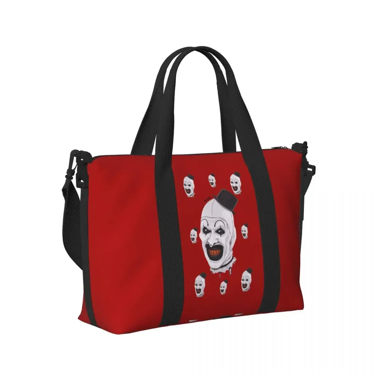Terrifier Beach Travel Bag Large Capacity Tote Bags for Gym Yoga Women Shopping Duffle Shoulder Bag