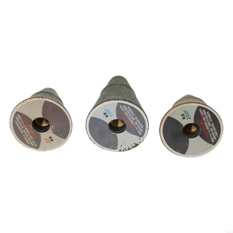 3pcs thread diamond beveling chamfer bit cone cone serve posting well stlish for porcelain phils cutter crutming