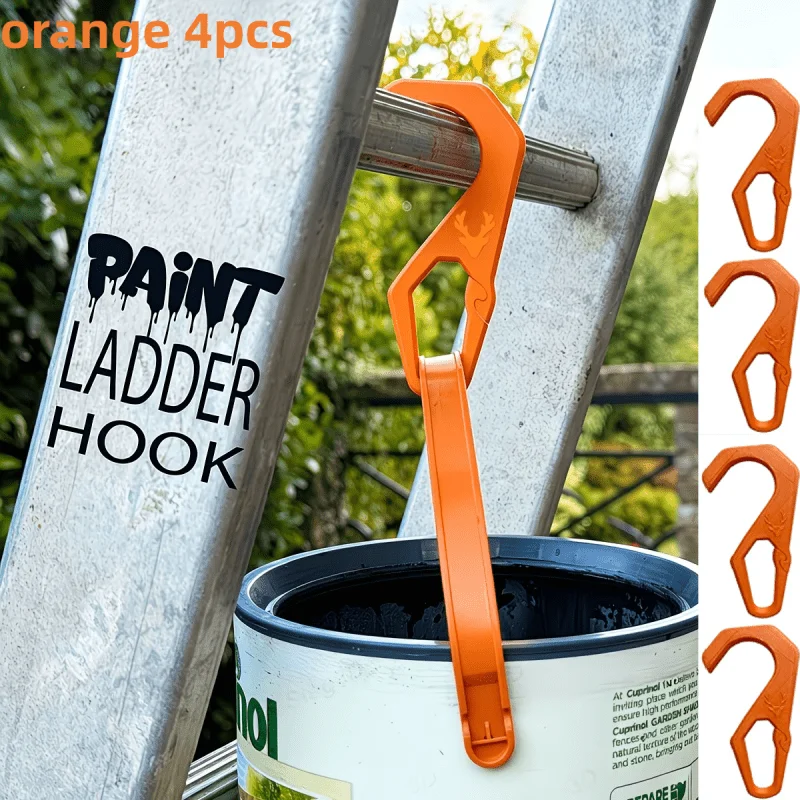 Portable ladder hook, multi-purpose oil drum and maintenance tool suspension bracket, practical ladder accessories