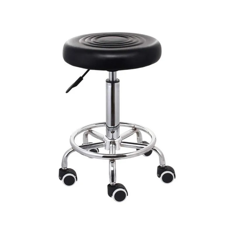 LOYALHEARTDY Swivel Stool Height-Adjustable Roller Stool Work Stool Modern Design Swivel Chair Office Chair Hairdressing Stool