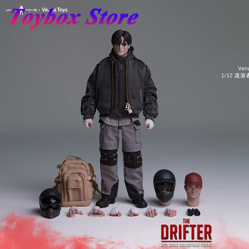 

Venus Toys Mars Toys VET001 Deluxe Version 1/12 Collectible The Drifter Man Action Figure Robert Pattinson Delicate 6" Figurine