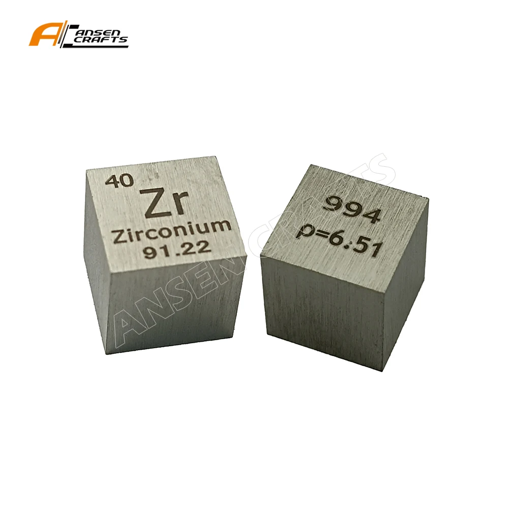 Zirconium Cube High Quality 99.99%  Metal 10mm Element  Cube For  Collection