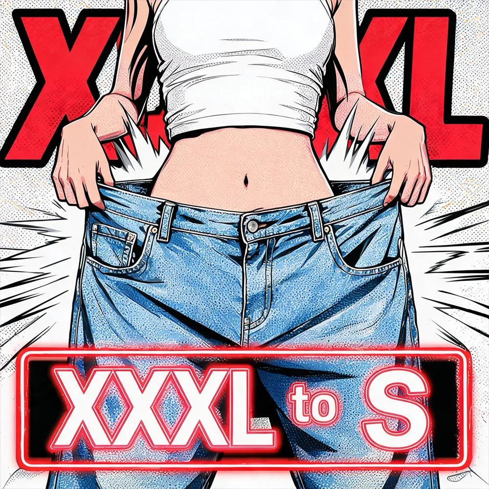 

Excess is gently released for a lighter figure.