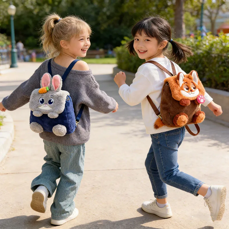 

Zootopia Judy Hopps Kawaii Plush Backpack Cute Cartoon Crossbody Bag with Adjustable Strap for Women and Girls Daily Use Gift