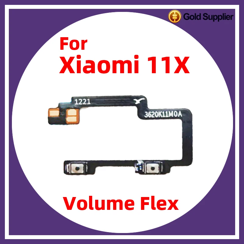 

For Xiaomi 11X Power ON OFF Volume Camera Key Button Switch Flex Cable Replacement