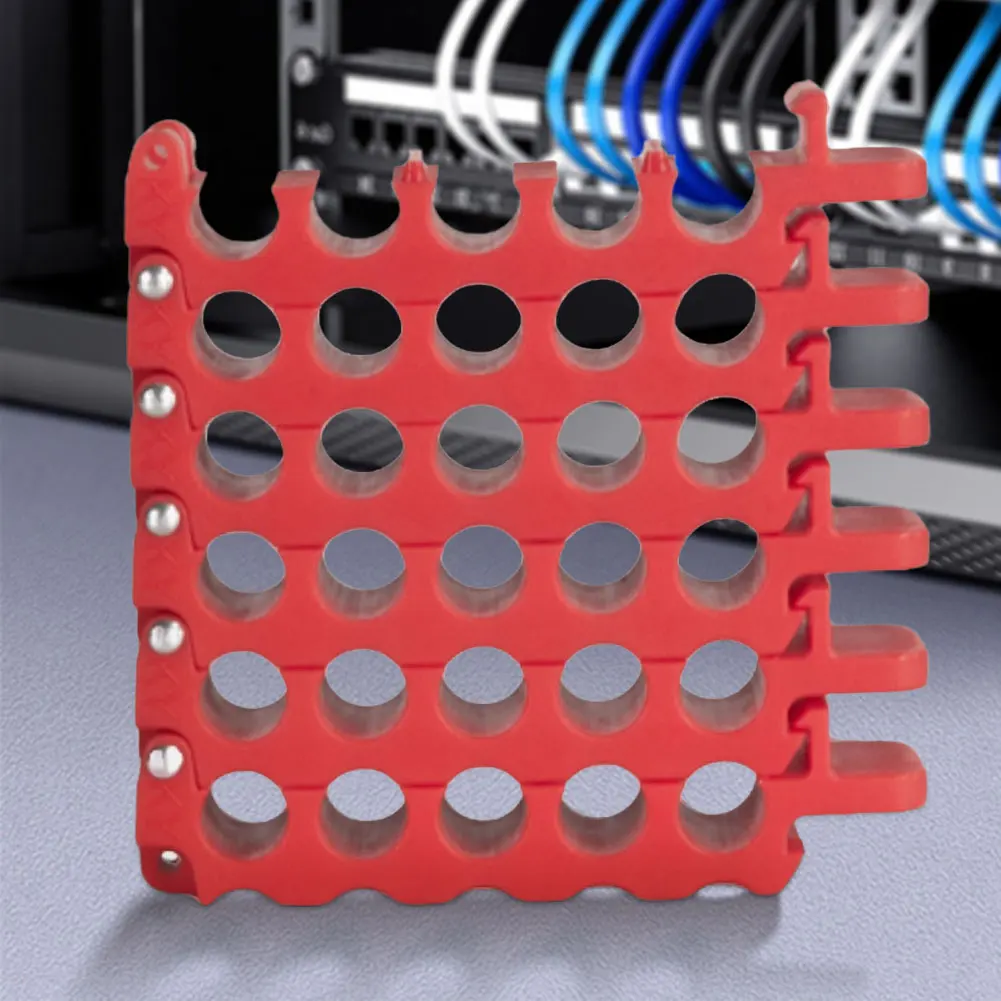 Network Carding Device Cable Comb Fireproof nylonlastic Generic Cabling Category Cat5 And Cat6 Network Cables Laying And Carding