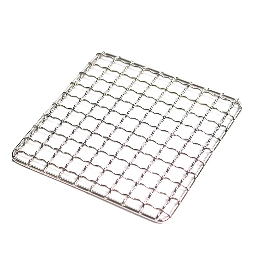 Grill Mesh Household Stainless Steel Grilling Tool Convenient Simple Reliable Barbecue Net for Home Garden Park