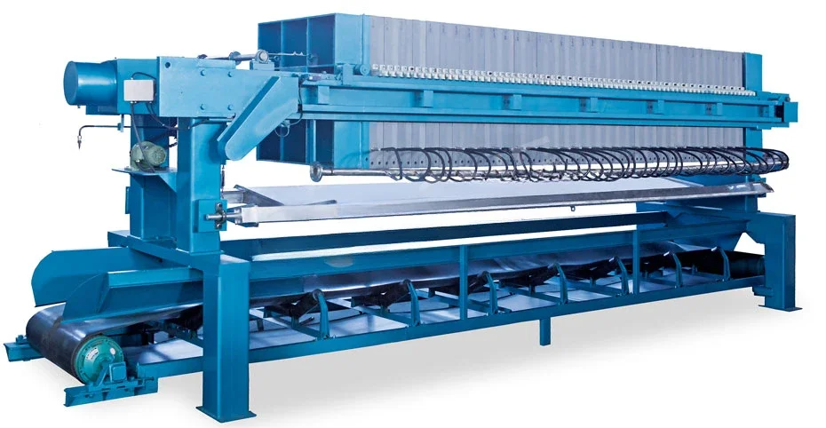Dewatering mesin filter tekan dewatering kertas peralatan tekan filter industri