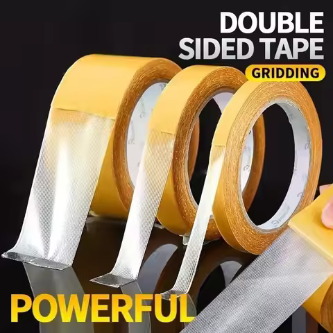 Fixation Bookbinding Extra strong Double Sided Adhesive Tape Thin Super Strong Heavy Mesh Waterproof Powerful Grid Carpet Tape