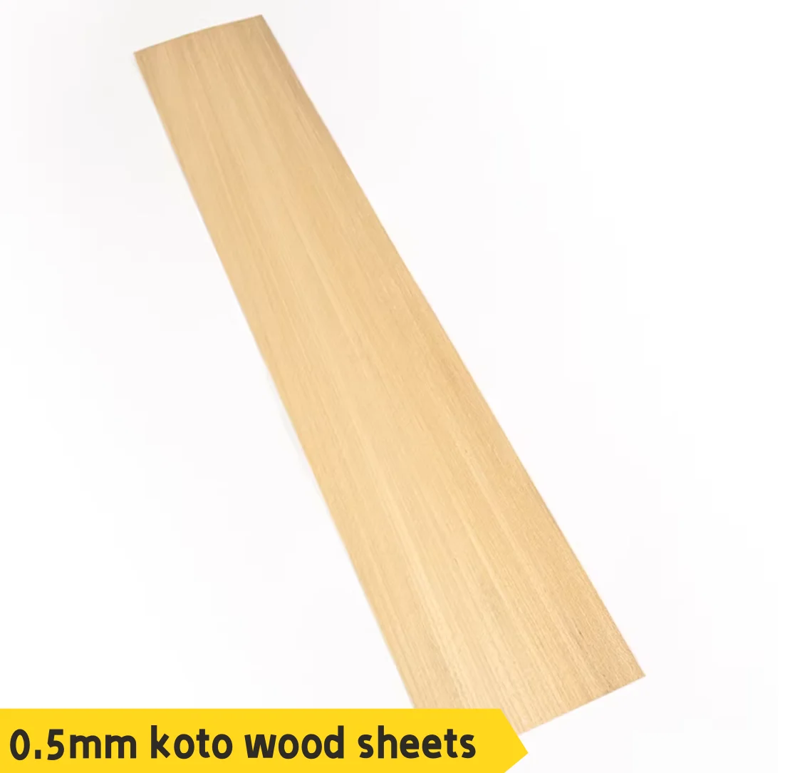 Thickness:0.5mm Natural KOTO Ping-pong Racket Wood Veneer Sheets L:1.4x0.18meters