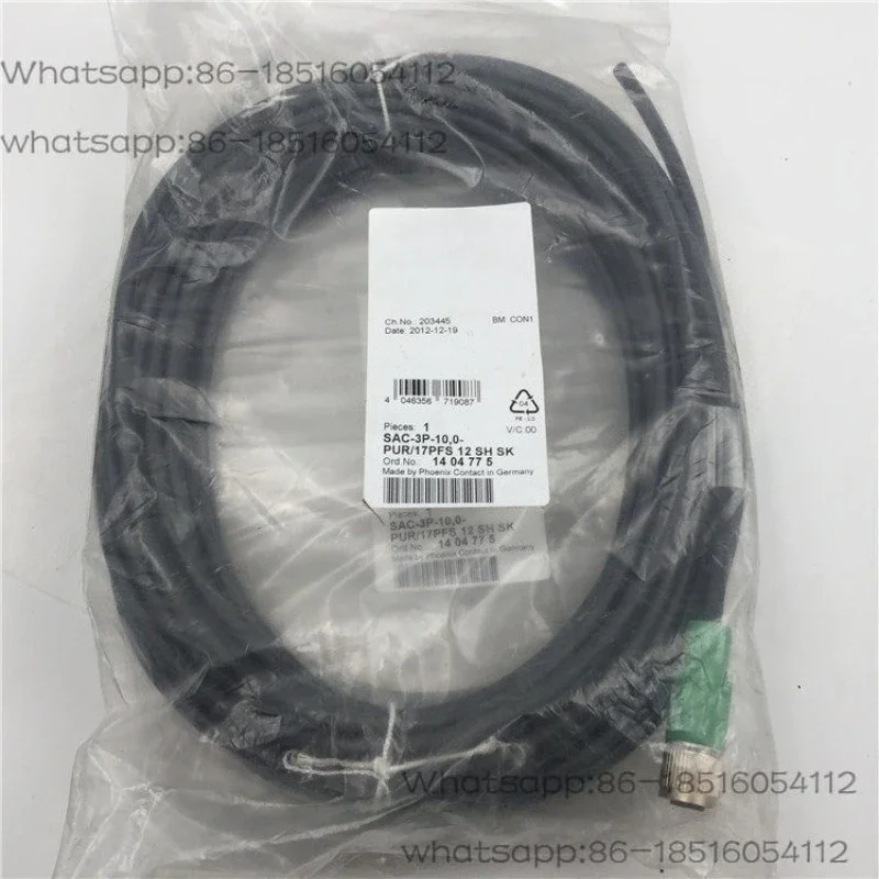 Contact cable 1404775 SAC-3P-10.0-PUR/17PFS12SHSK