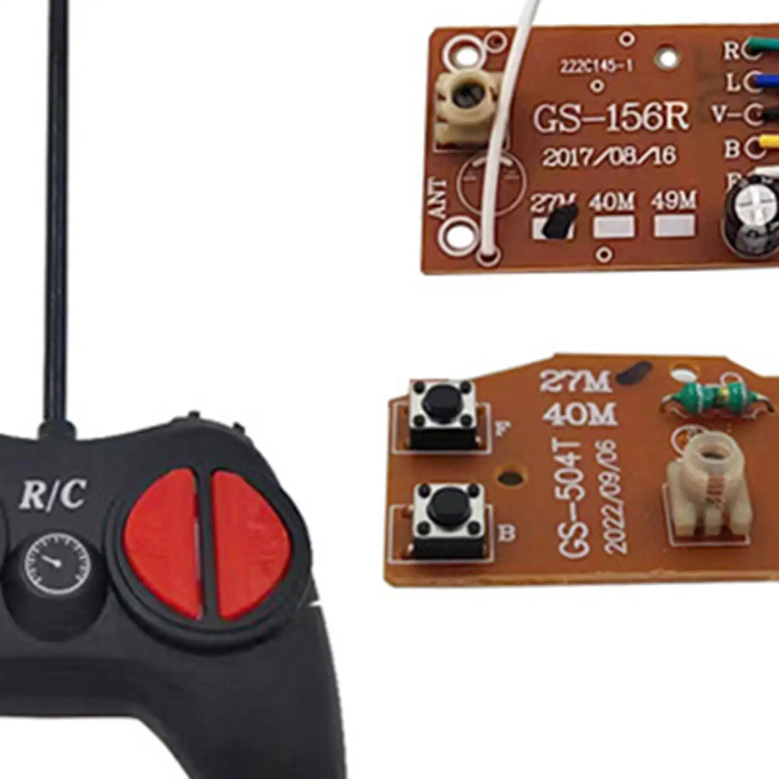 RC Transmitter and Receiver Board 2.4G with RC Remote Control for RC Car Trucks Vehicles Engineering Vehicle Replacement Parts