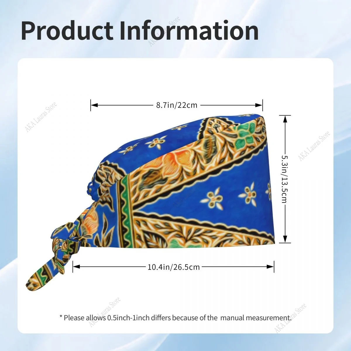 Berretto da lavoro per la pulizia del cappello con stampa in oro all'ingrosso Berretto da lavoro per la pulizia del salone divertente Berretto chirurgico maschile