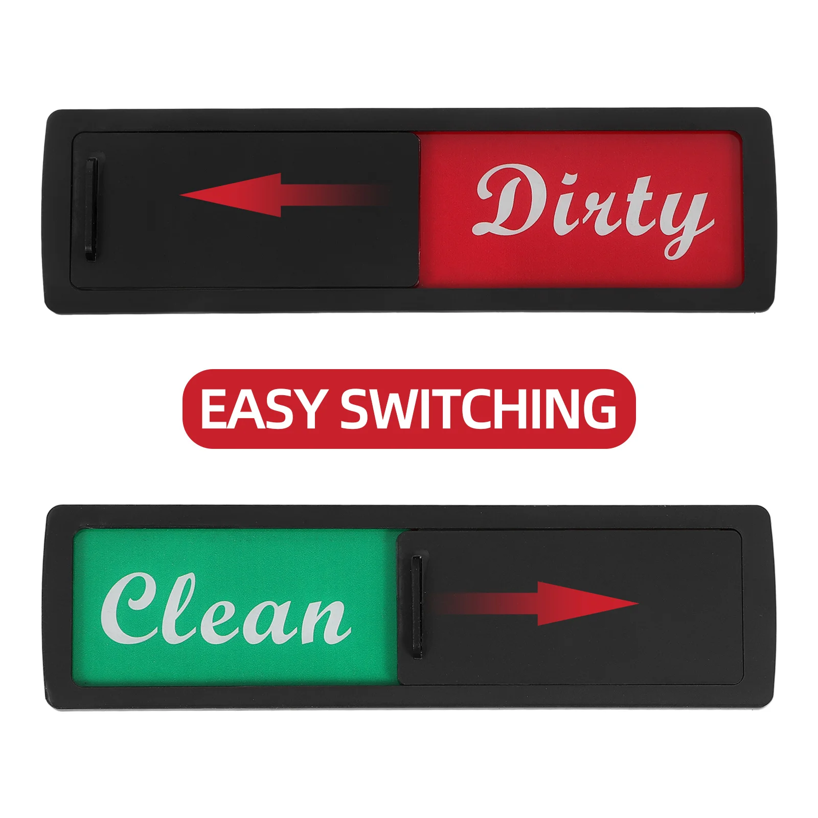 Señal magnética limpia y sucia, indicador magnético para lavavajillas, señal eficiente para limpieza de cocina, elementos esenciales para limpieza del hogar
