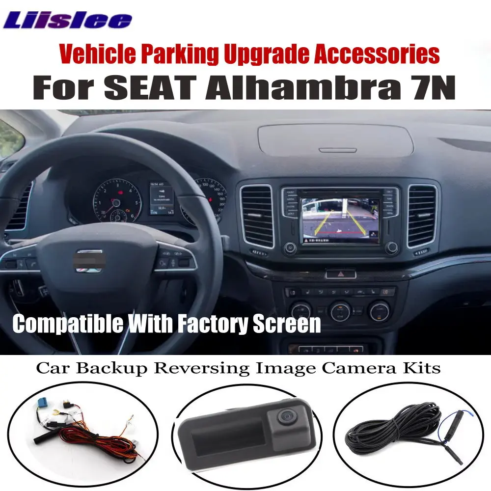 Factory OEM Screen Vehicle Backup Camera For SEAT Alhambra 7N 2011-2023 MIB/MQB/PQ System Car Reversing CAM Upgrade Accessories