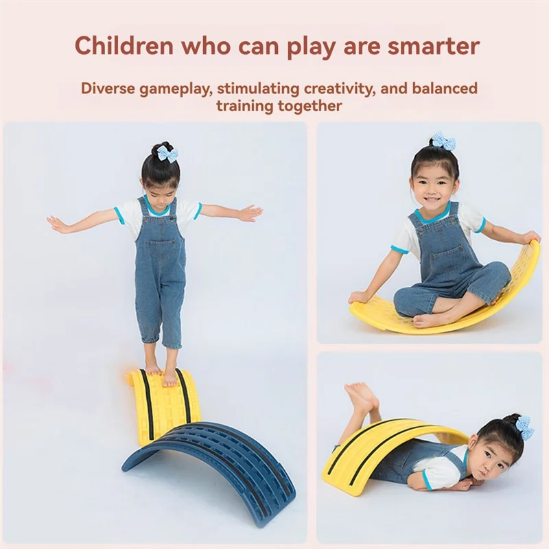 Ainy-tabuleiro de equilíbrio infantil, placa inteligente interna, equipamento de treinamento sensorial, curvatura doméstica, yoga, gangorra