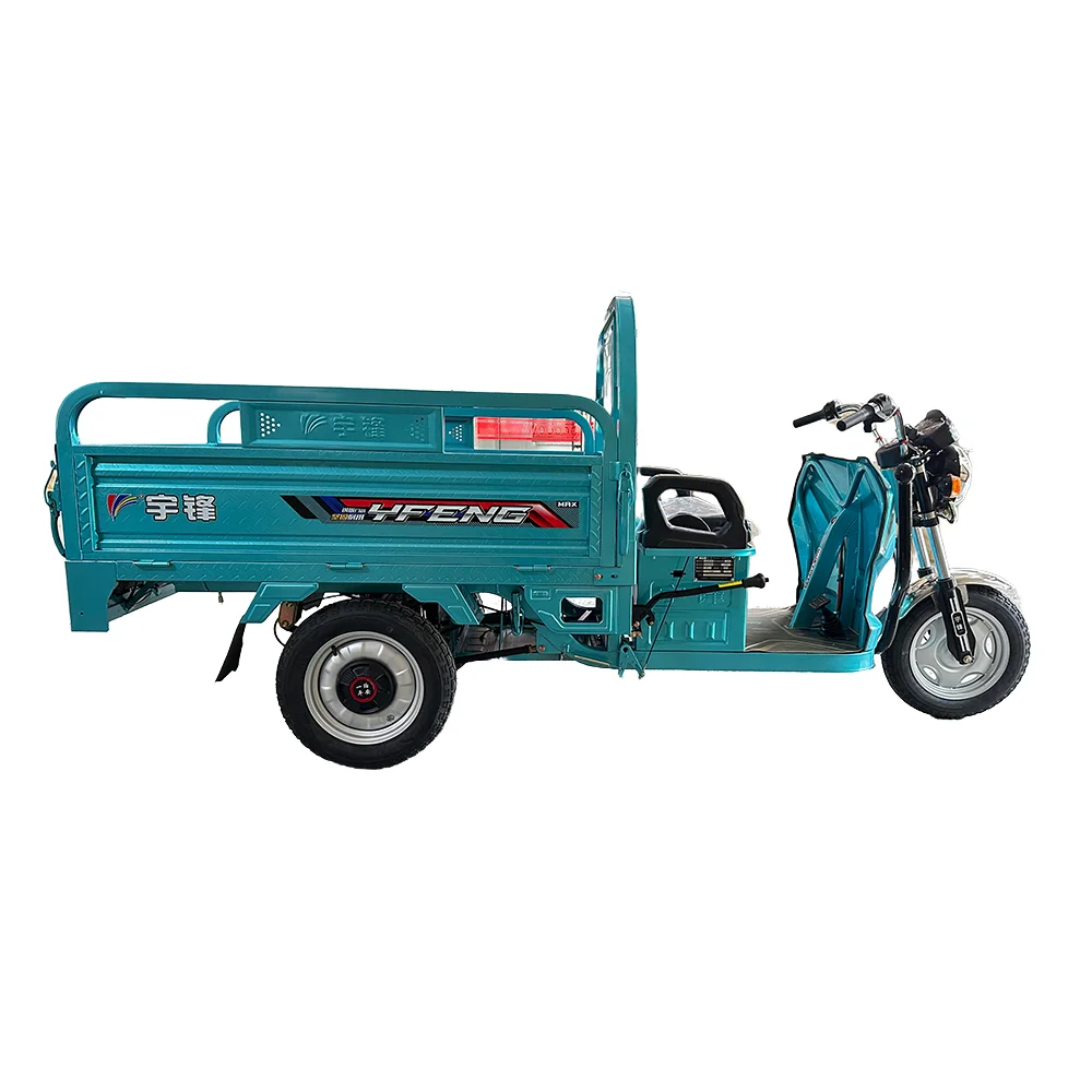 

Высококачественные 3-колесные электрические трехколесные велосипеды 60 В с передними и задними барабанными тормозами, защита от ветра, тип открытого корпуса