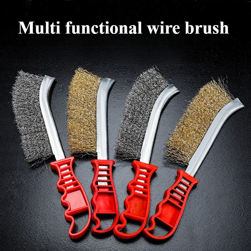 5pcs Steel Wire Wheel Polishing Steel Wire Brush/ Abrasive Roller Brush for Wood Metal De-rusting remove Grinding Polishing