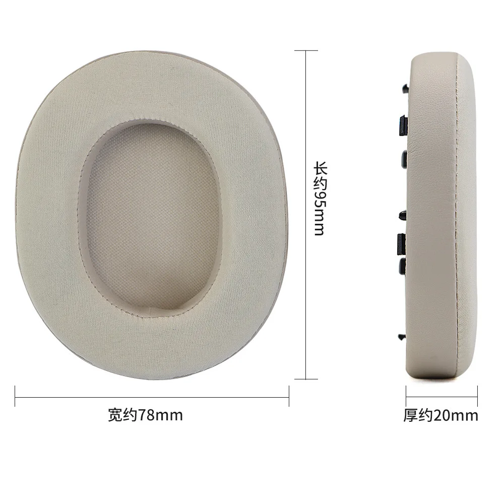 YAYINCC Eisgel-Ohrpolster für SONY WH-1000XM2 XM3 XM4 XM5 Ohrpolster Schwamm Weiche Schaumstoffkissen Ersatz-Zubehör – Detail 2