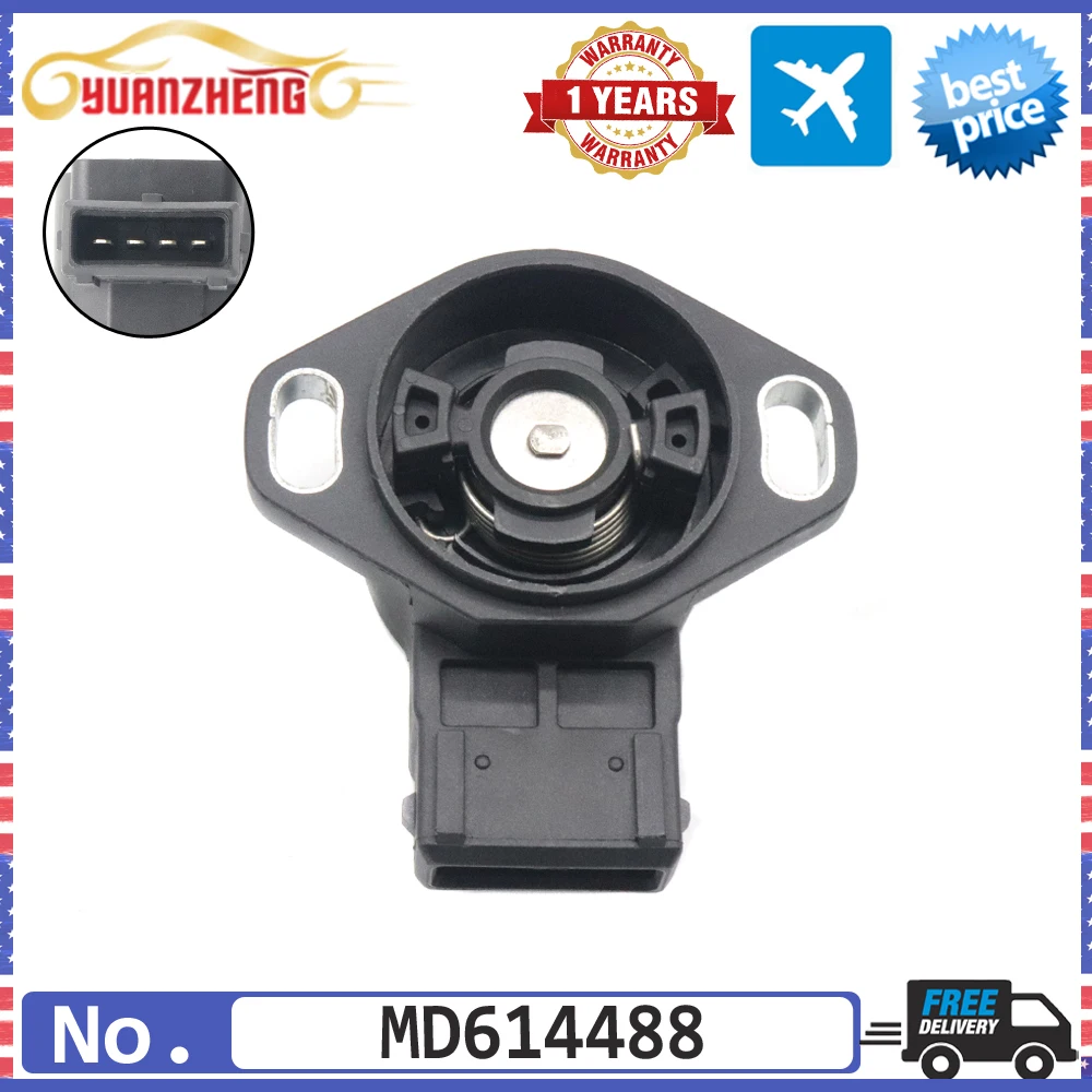 자동차 스로틀 위치 센서 TPS 센서, 닷지 스텔스 미쓰비시 3000GT 이클립스 갈란트 현대 소나타 이글 서밋용, MD614488