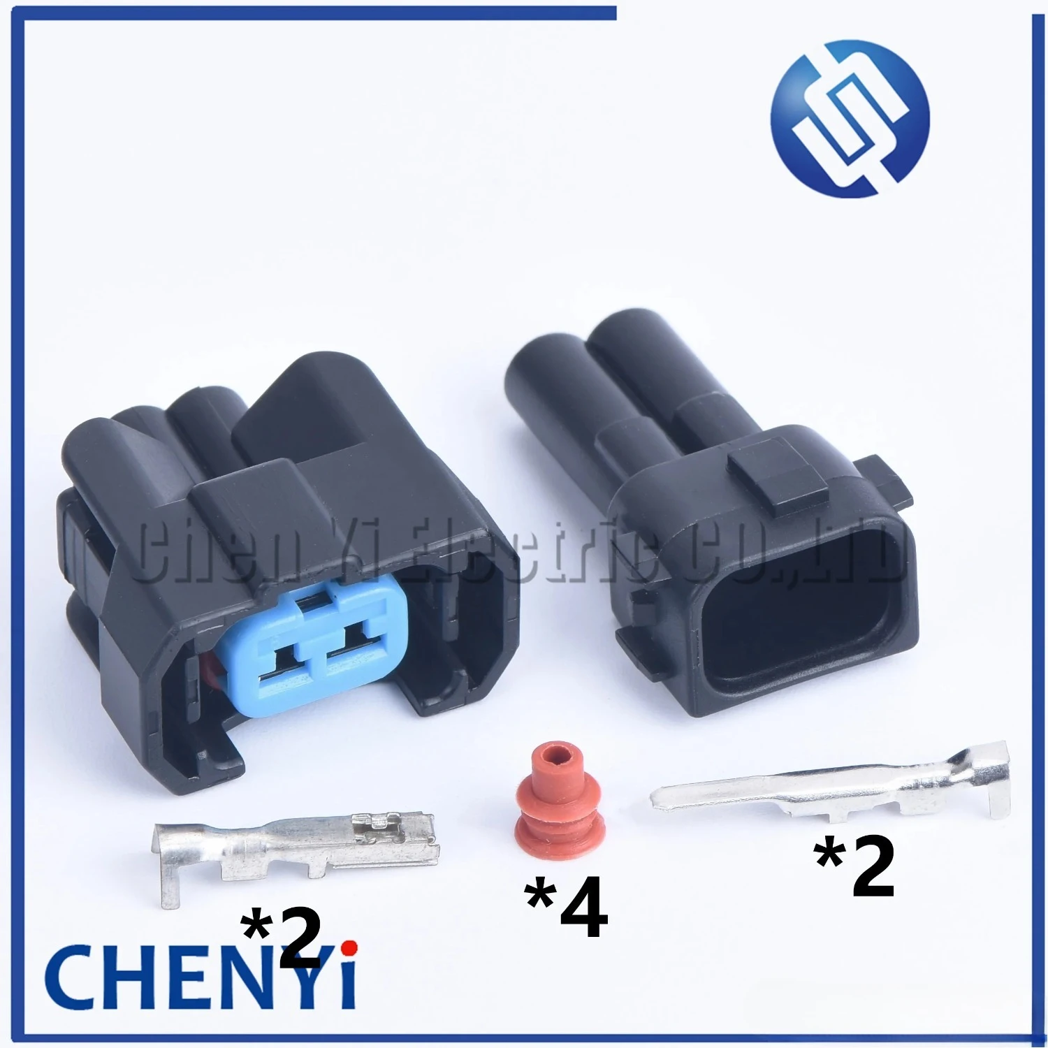 5 Set 2 Pin Auto Fuel Injector OBD2 Waterproof Wire Connector Car Electrical Plug 6189-0553 1996-2002 For Honda CRV Civic NH1