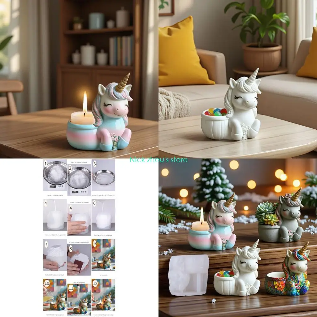 E15E قالب وعاء زهور سيليكون متعدد الأغراض لمزارعي الراتنج المصنوع يدويًا وأطباق المجوهرات والمشاريع الحرفية