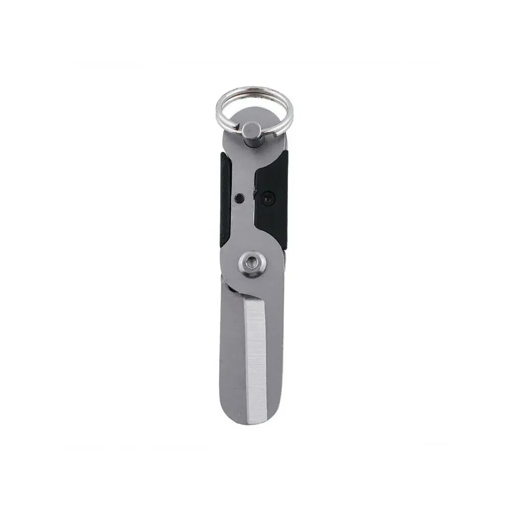 Imagem -04 - Krachtige Mini Gadget Chaveiro Sobrevivência Primavera Edc Tesoura Engrenagem Anel de Bolso Dobra Tesoura Cortador