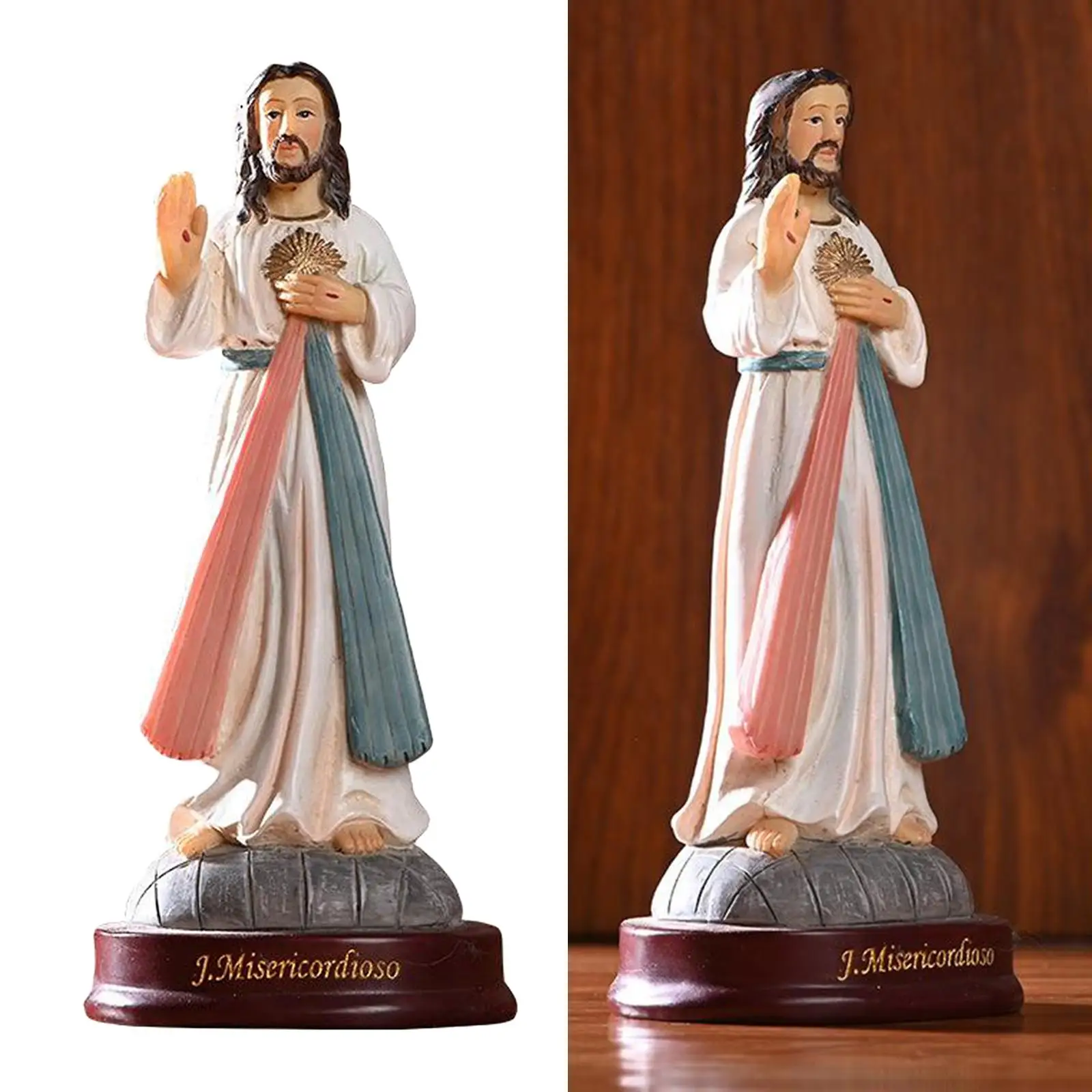 Sculptures Statues Ornaments Collectible Catholic Religious Resin Holy Jesus Figurine Sculpture Jesus Gift Home Decor