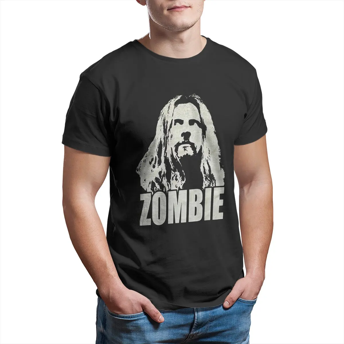 Zombies Rob zombie Original Viral Fanart  Designer T Shirt for men  Pure Cotton Tops Crazy Gift Idea T-Shirts