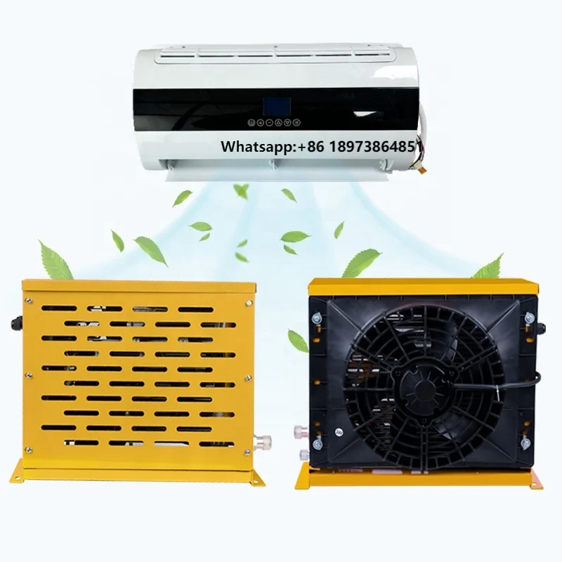 

Electric 12V 24V Split Parking Cooler air Conditioner for Cars Truck