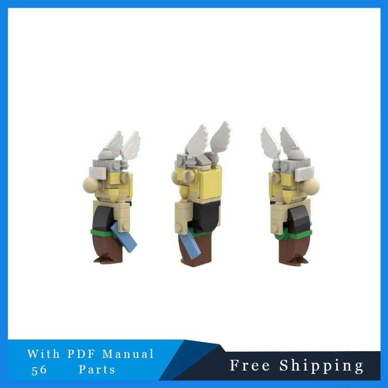 

56-детали, знаменитый персонаж комиксов, модель MOC, строительные блоки, кирпичи, набор креативных игрушек «сделай сам», подарки на день рождения, Рождество для детей