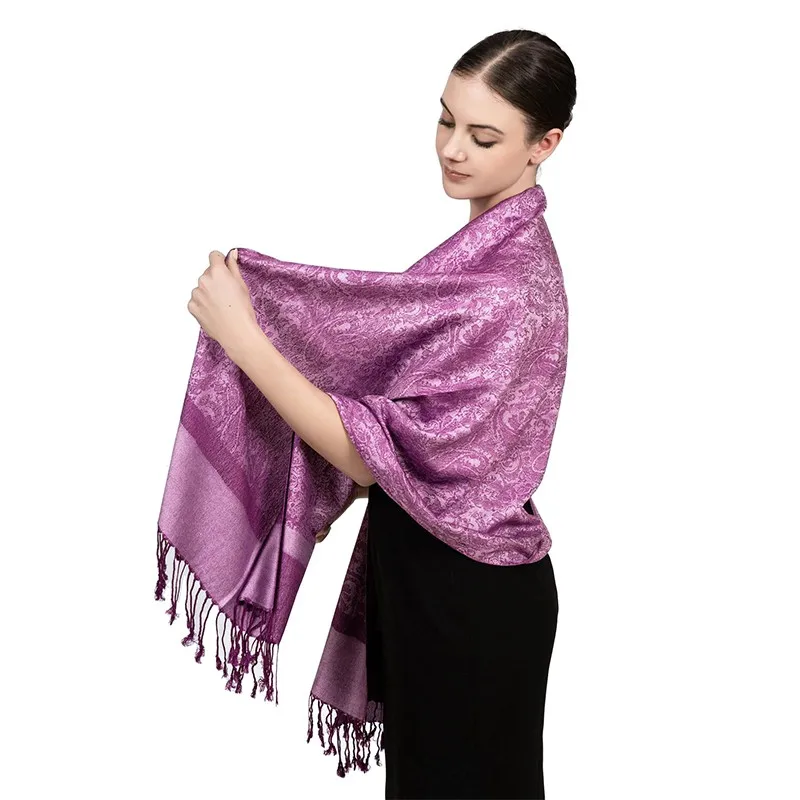 New fashionable all-match imitation cashmere Pashmina paisley tassel scarf long scarf shawl for all seasons