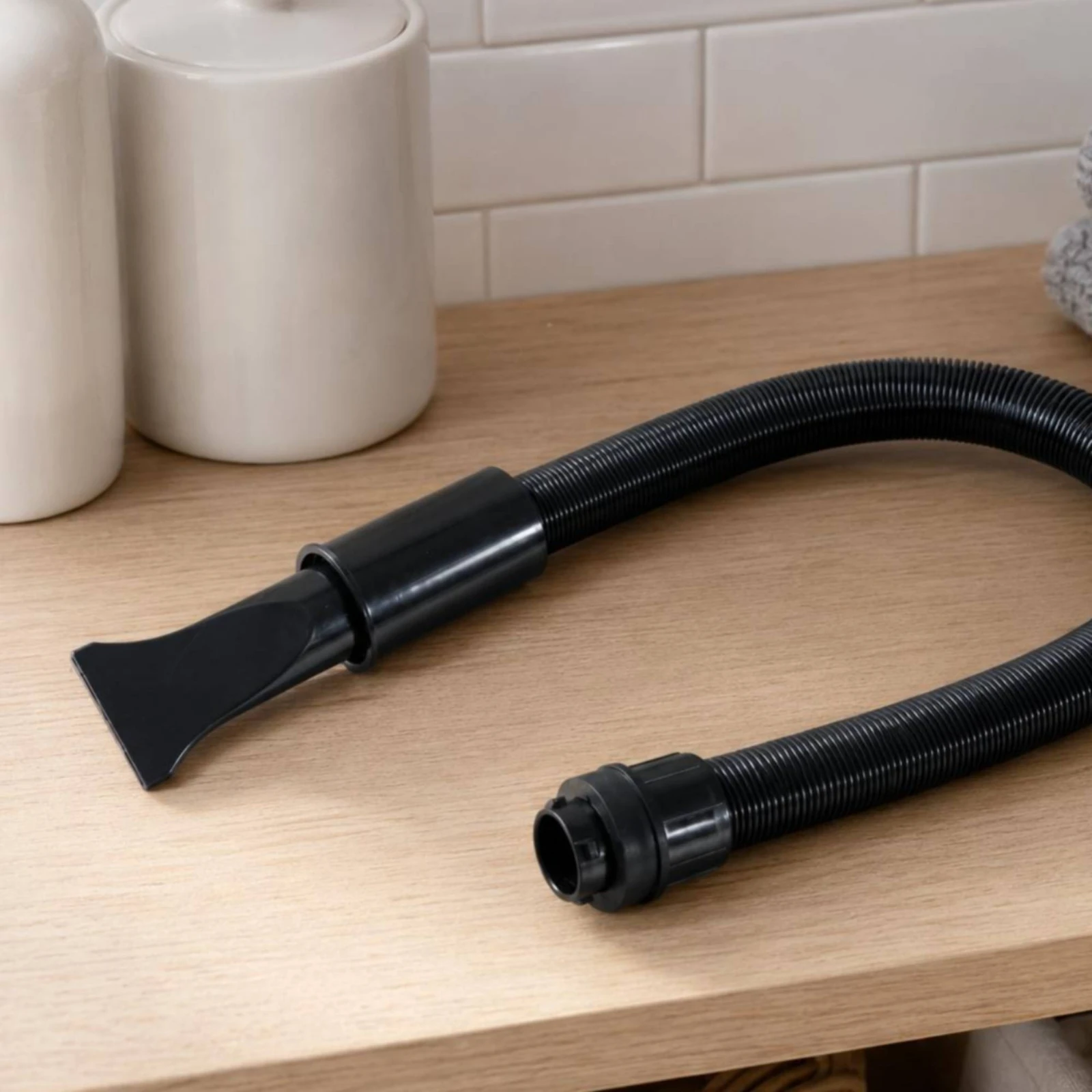 

Corrugated Hose Assembly Extendable Flexible Tube Pet Gear Black