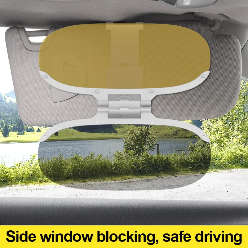 

Anti Glare Polarized Sun Visor Extender Universal Car UV Block Anti Snow Blindness Clear HD Lens Safety Driving Acrylic Shield